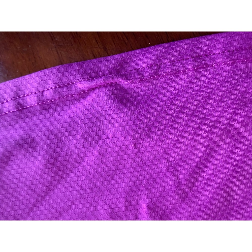Sol Borne Womens 1X Magenta Purple Quarter Zip Sun Shirt Long Sleeve Side Cinch - Picture 8 of 9